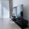 GRADE A1 - Large Black High Gloss LED TV Unit - TV&#39;s up to 70&quot; - Evoque
