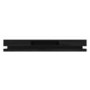 GRADE A2 - Extra Large Black Gloss TV Stand with LEDs- TV's up to 80" - Evoque