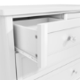 Victoria White 2+2 Chest of Drawers - 4 Drawers