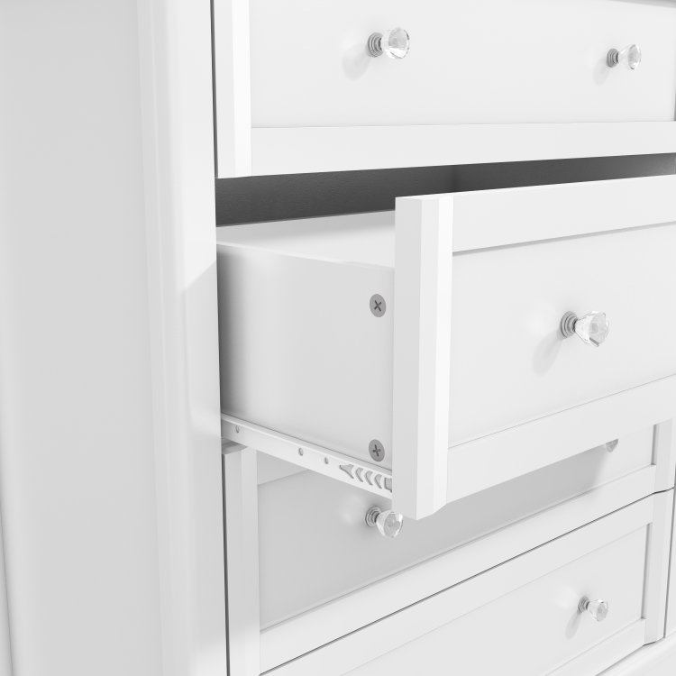 Victoria White 4 Drawer Chest of Drawers