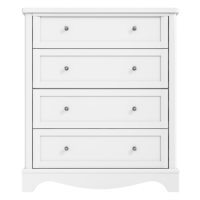 Victoria White 4 Drawer Chest of Drawers