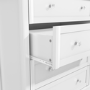 Victoria White 4 Drawer Chest of Drawers