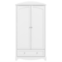 Victoria White Double Wardrobe with Drawer