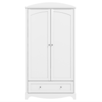 Victoria White Double Wardrobe with Drawer Victoria White Double Wardrobe with Drawer