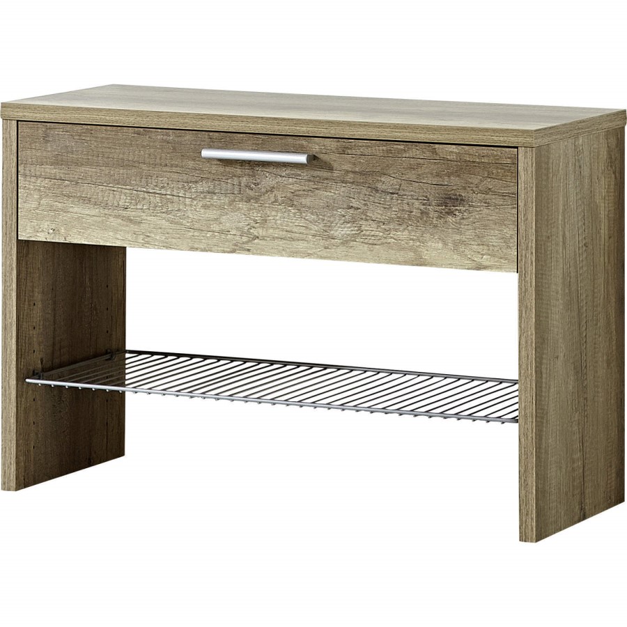 GRADE A1 - Germania Anna Shoe Rack in Oak - 6 Pairs