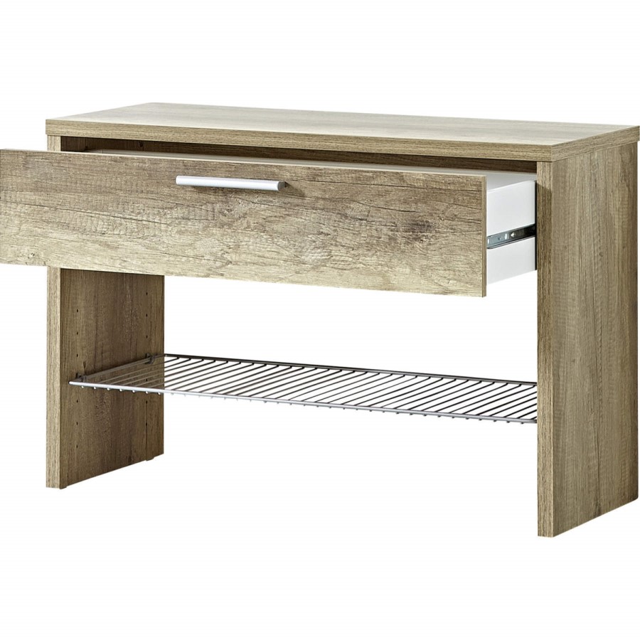 GRADE A1 - Germania Anna Shoe Rack in Oak - 6 Pairs