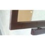 GRADE A2 - Pacific Solid Dark Oak Dressing Table Mirror - Walnut Effect