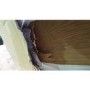 GRADE A3 - Pacific Solid Dark Oak Wardrobe - 1 Hanging Rail & 1 Drawer - Walnut Effect