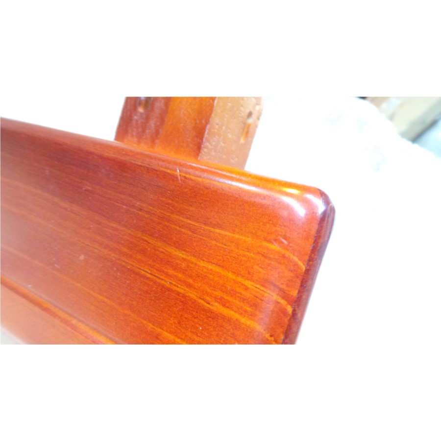 GRADE A2 - Sweet Dreams Penhirst Solid Pine Kingsize Sleigh Bed in Mahogany