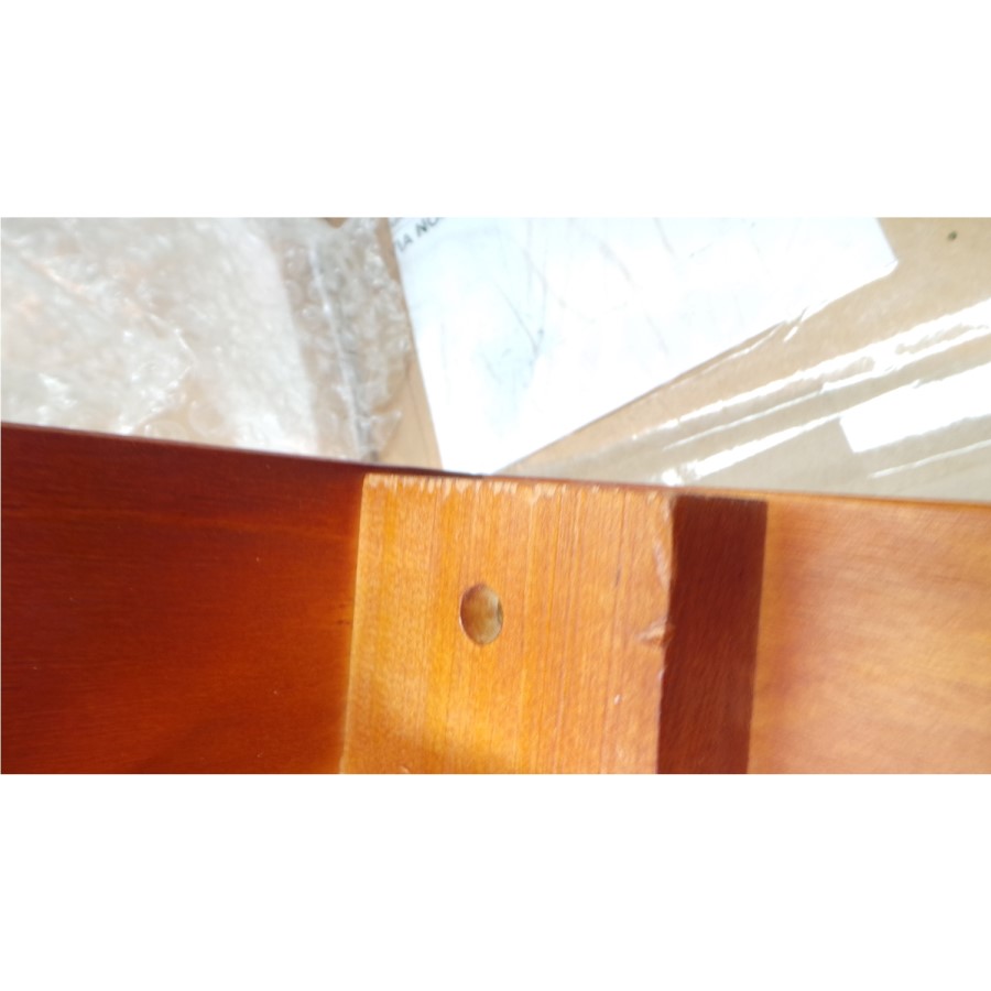 GRADE A2 - Sweet Dreams Penhirst Solid Pine Kingsize Sleigh Bed in Mahogany