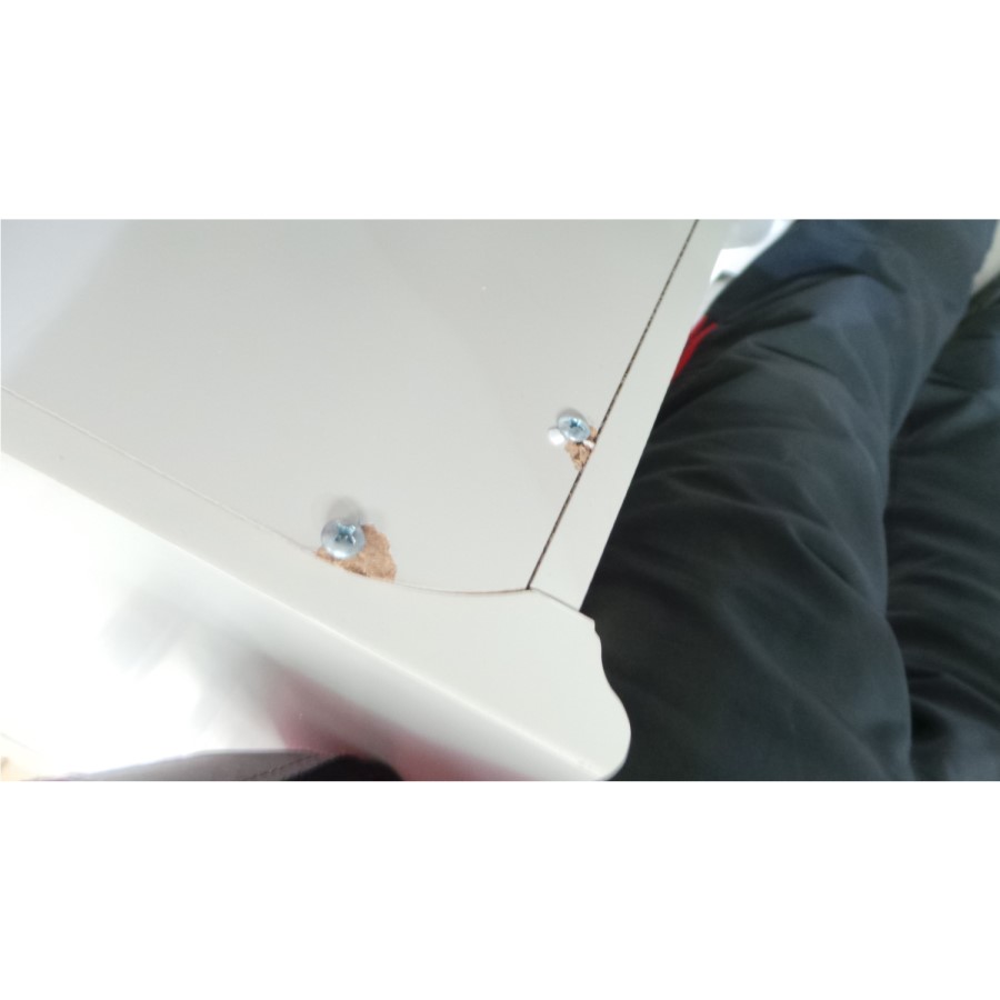 GRADE A3 - Bentley Designs Ashby 4+3 Drawer Chest in Cotton White 