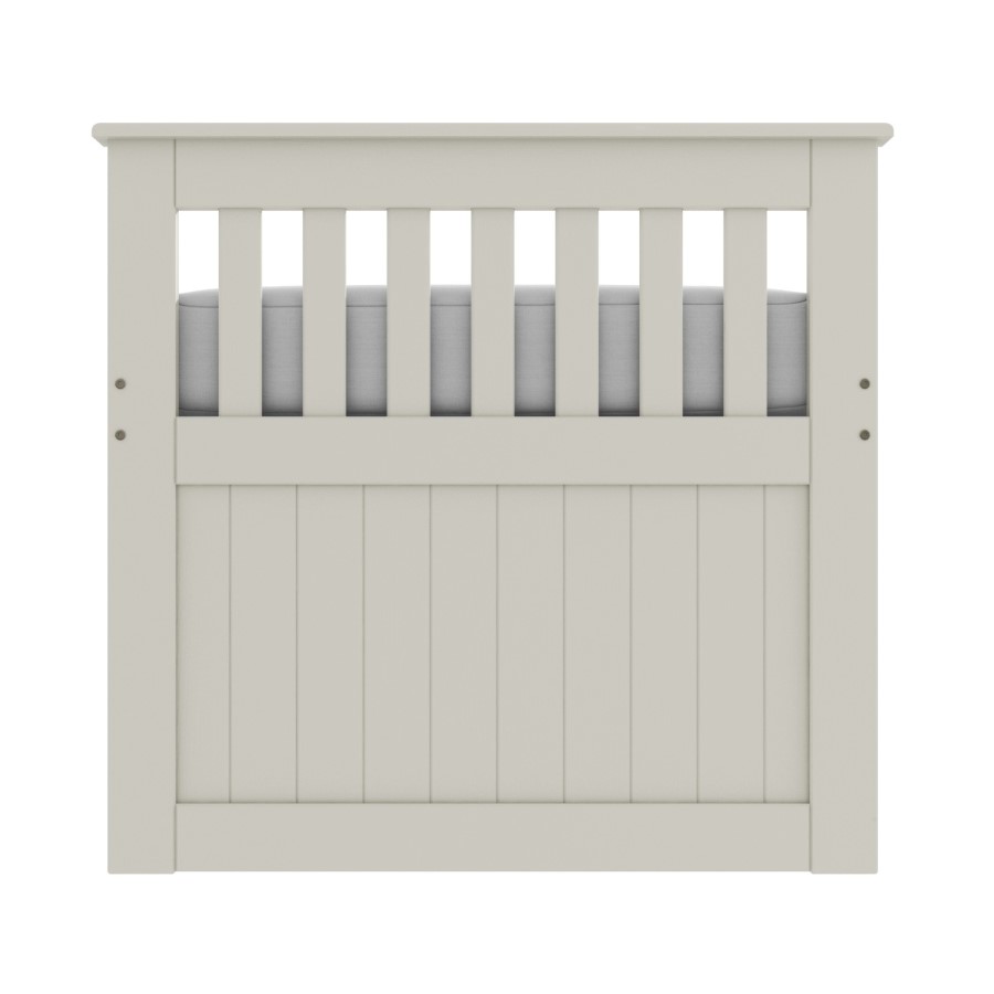 Oxford Captains Guest Bed With Storage in Cream - Trundle Bed Included