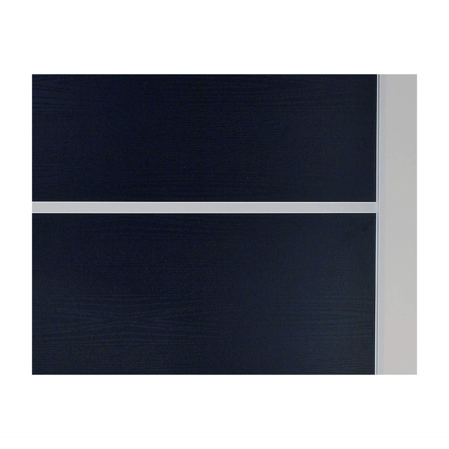 Furniture To Go Designa 120cm Sliding Door Robe With 2 Extra Shelves In Black Ash