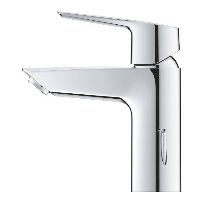 Grohe QuickFix Start SilkMove EnergySaving Cloakroom Mono Basin Mixer Tap with Pop-up Waste - Chrome