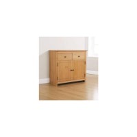 Mountrose Panama 2 Door 2 Drawer Sideboard In Light Wax 