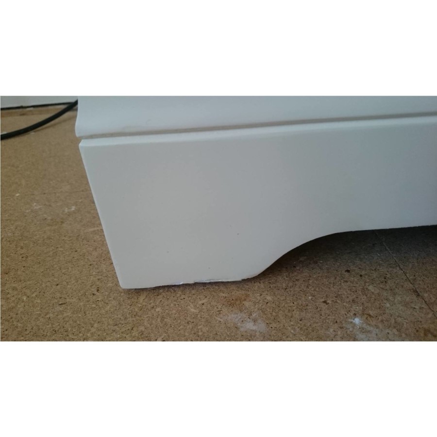 GRADE A3 - Charleston 4+3 Drawer Wide Chest in Stone White and Oak