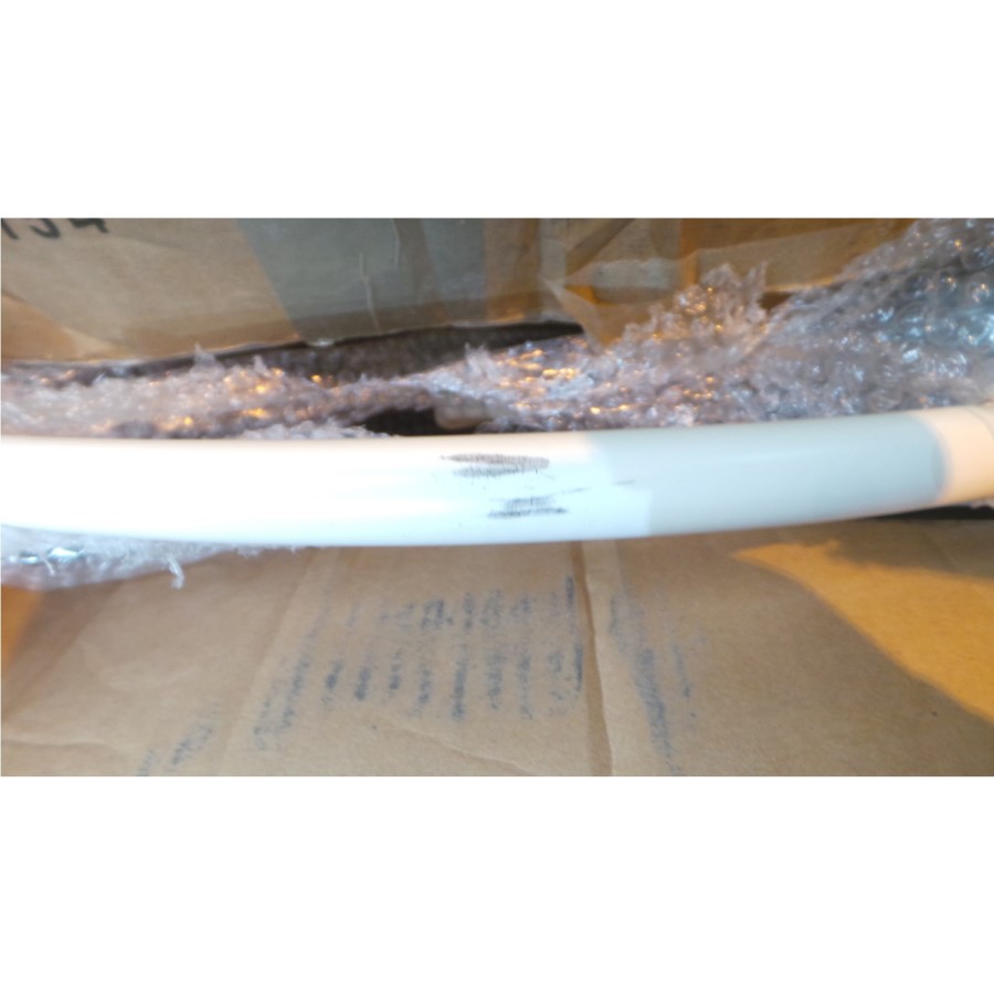 GRADE A2 - Julian Bowen Florence White Metal Bed Frame - double