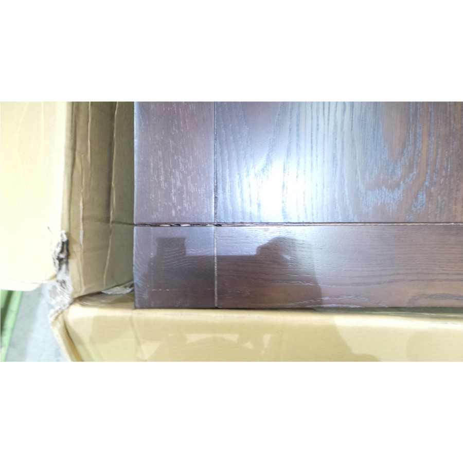 GRADE A3 - Pacific Solid Dark Oak Chest of Drawers - Walnut Effect