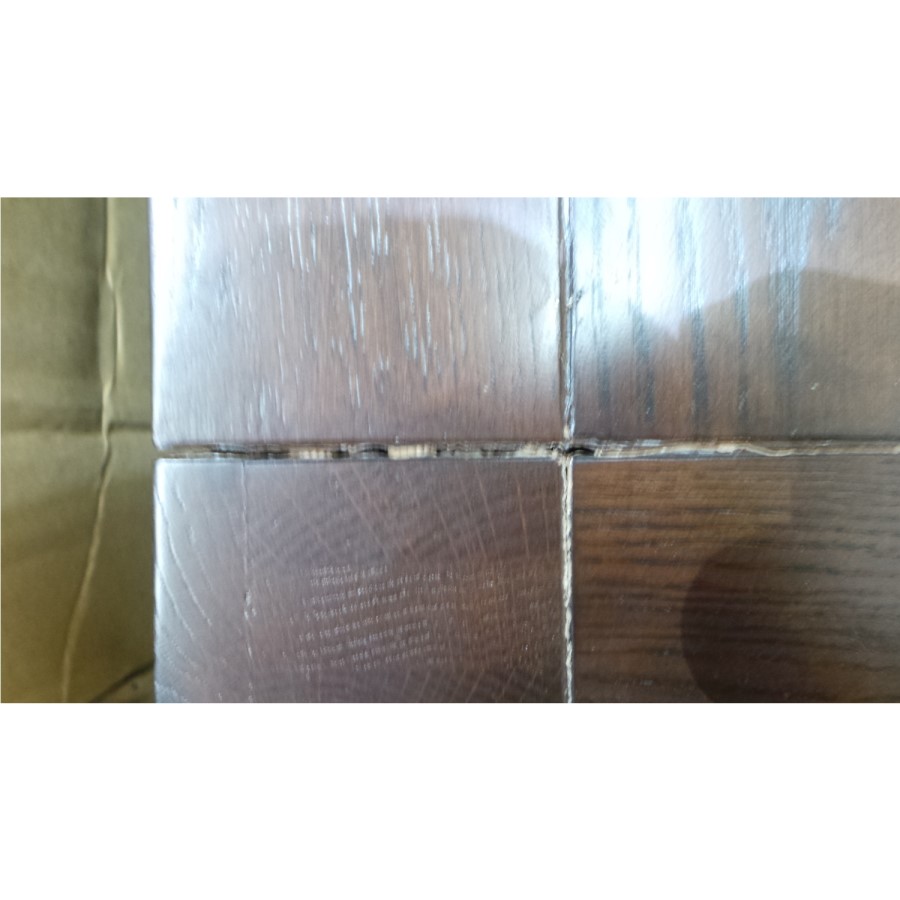 GRADE A3 - Pacific Solid Dark Oak Chest of Drawers - Walnut Effect