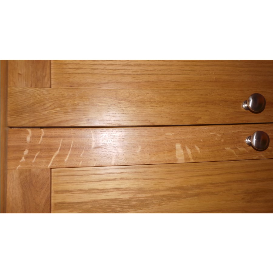 GRADE A3 - Windsor Solid Pale Oak Shoe Cabinet - 15 Pairs