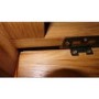 GRADE A3 - Windsor Solid Pale Oak Shoe Cabinet - 15 Pairs
