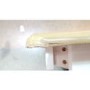 GRADE A2 - Rhode Island Rectangular Dining Table Extendable White/Natural
