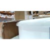 GRADE A2 - Birlea Furniture Aztec 4 Drawer Dresser &amp; Mirror Set in White High Gloss