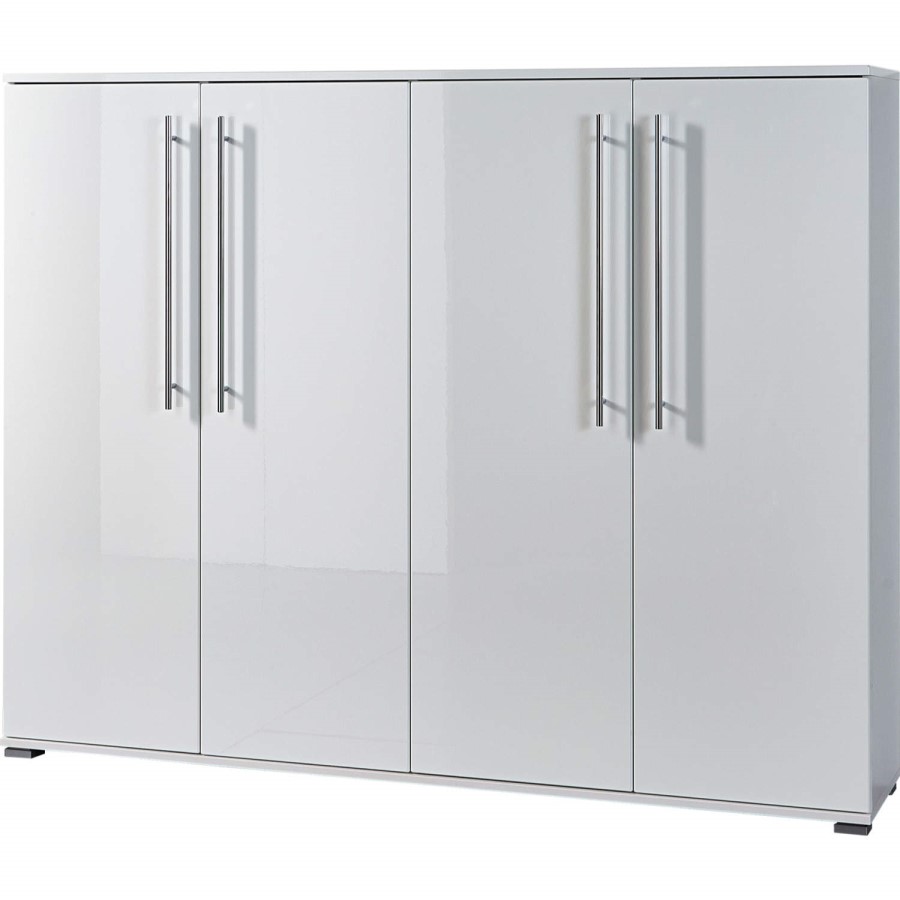 Germania Inside White Shoe Cabinet - 32 Pairs