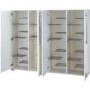 GRADE A1 - Germania Inside White Shoe Cabinet - 32 Pairs