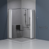 Nymas Doc M Exposed Showering Pack Disibility Bathroom Suite with Polished Fixings