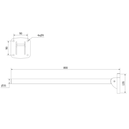 Nymas Doc M Exposed Showering Pack Disibility Bathroom Suite with Polished Fixings