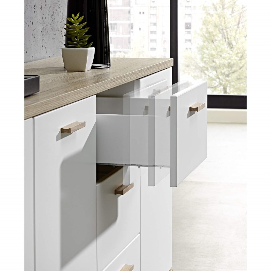 Germania Oslo White and Oak Sideboard