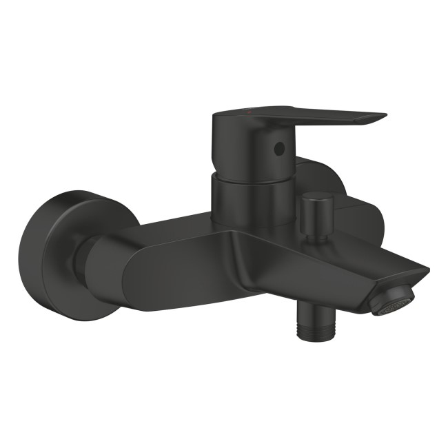 Grohe Quickfix Start Single Lever Bath Shower Mixer Tap - Matt Black