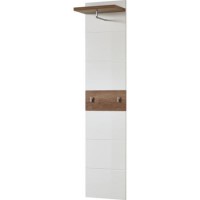 Germania Center Coat Stand in Oak and White