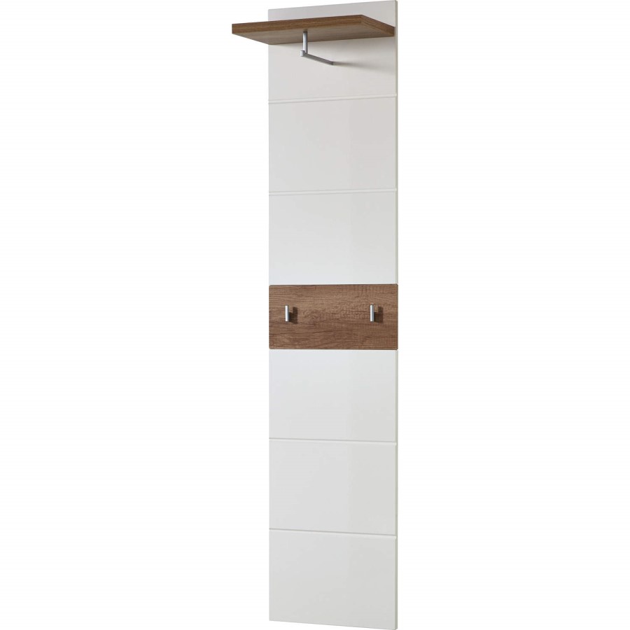 Germania Center Coat Stand in Oak and White