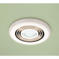 HIB Cyclone White Wet Room Inline Fan with LED Lights