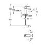 Eurosmart Cosmopolitan Cloakroom Basin Mixer Tap - Grohe