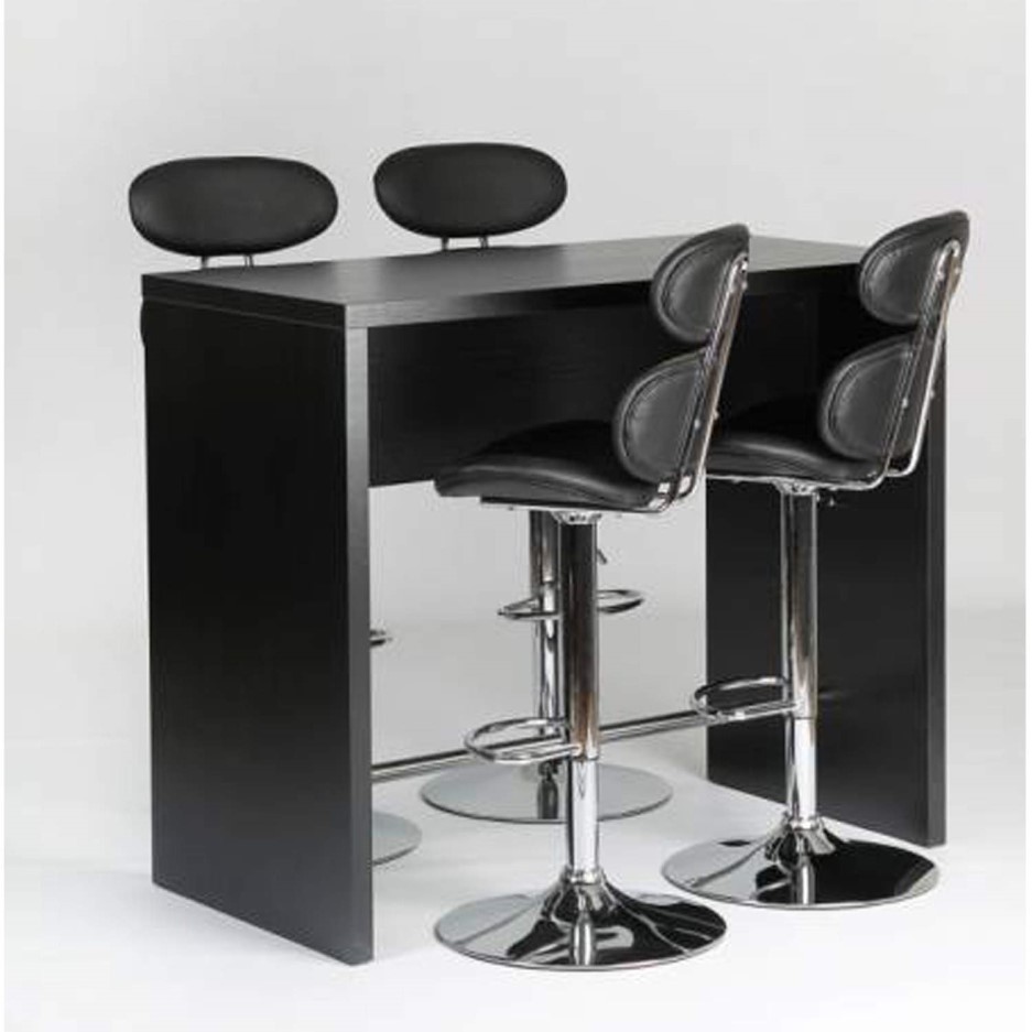 Furniture To Go Designa Tall Kitchen/Bar Table In Black Ash Furniture123