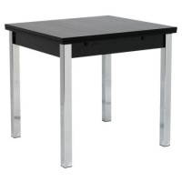 Furniture To Go Designa 80cm Square Extending Table In Black Ash