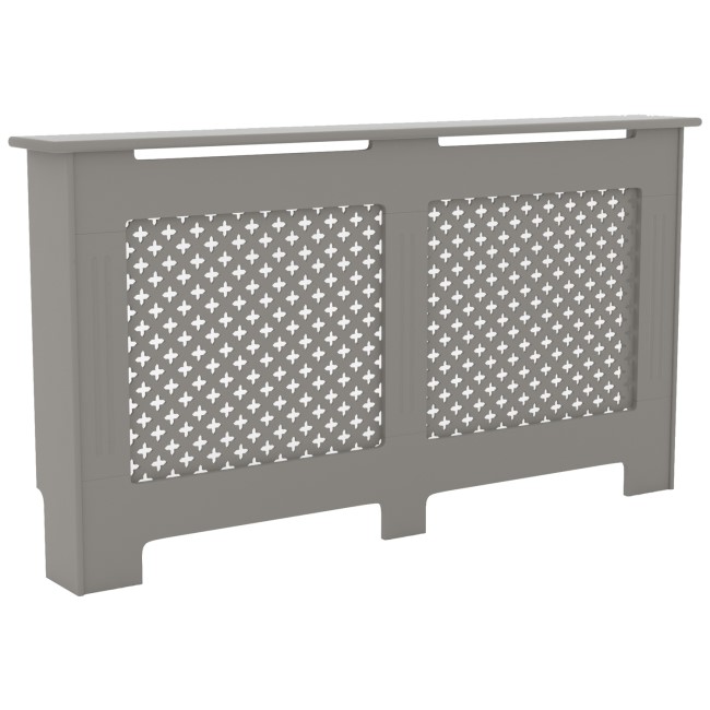 152cm Grey Radiator Cover - Oxford