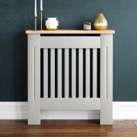 Small Grey Radiator Cover - 78cm- Arlington