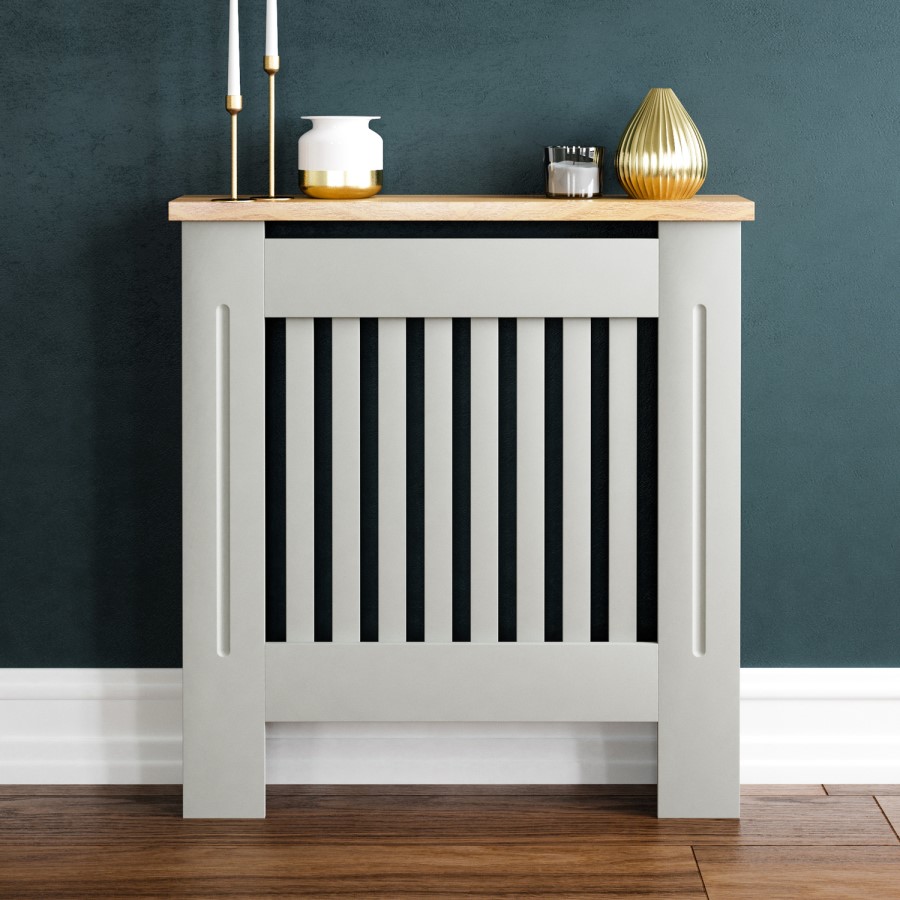 Small Grey Radiator Cover - 78cm- Arlington