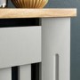 Small Grey Radiator Cover - 78cm- Arlington