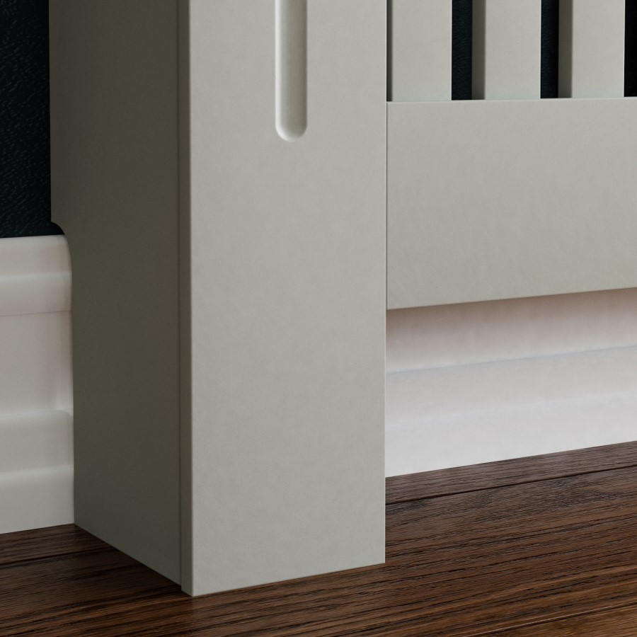 111cm Grey Radiator Cover - Arlington