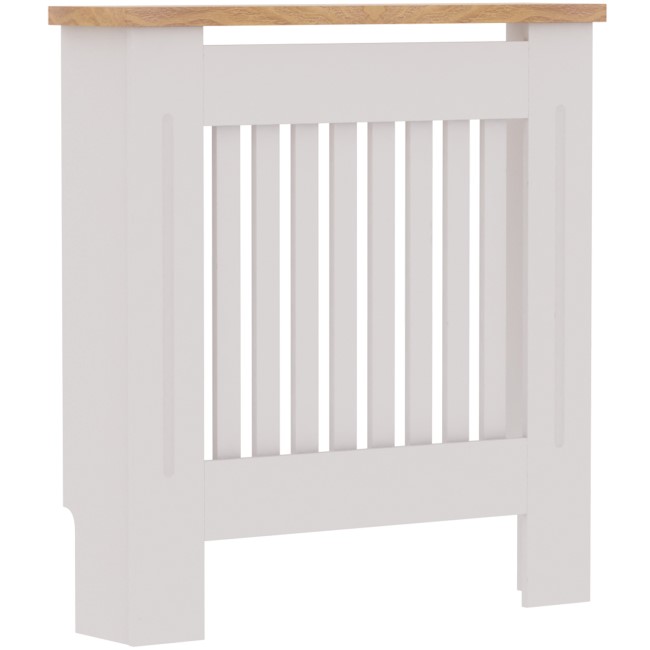 Small White Radiator Cover - 78cm - Arlington