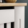 Small White Radiator Cover - 78cm - Arlington