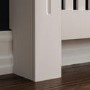 Small White Radiator Cover - 78cm - Arlington