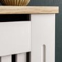 Medium White Radiator Cover - 111cm- Arlington