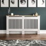 Large White Radiator Cover-152cm - Arlington