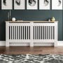 Extra Large White Radiator Cover - 172cm - Arlington